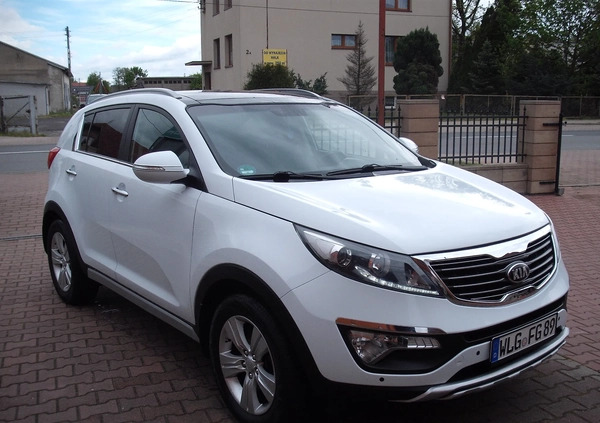 Kia Sportage cena 47990 przebieg: 164000, rok produkcji 2013 z Supraśl małe 137